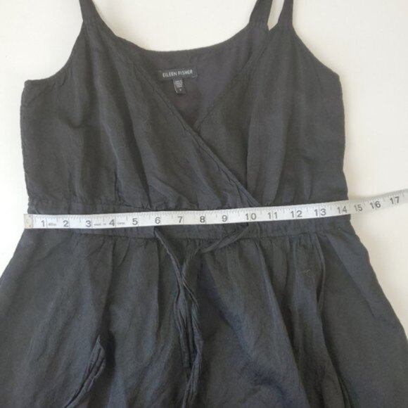 Eileen Fisher Black babydoll dress - Picture 9 of 14